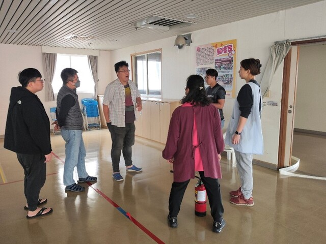 防火管理人分配任務(演練過程)