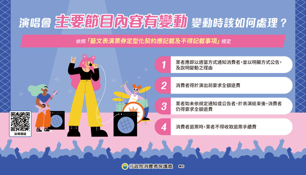 演唱會主要節目內容有變動時該如何處理_0